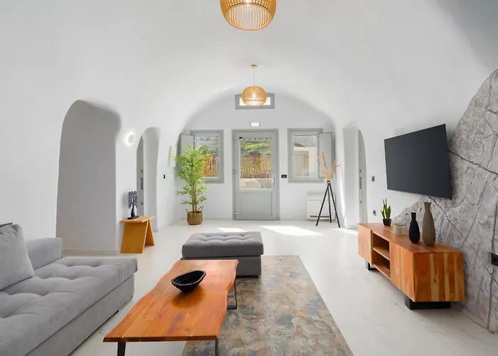 Occhio Luxury Santorini With Private Pool 아파트호텔 카르테라도스